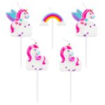 Κεράκια τούρτας Μονόκερος (5 τεμ)