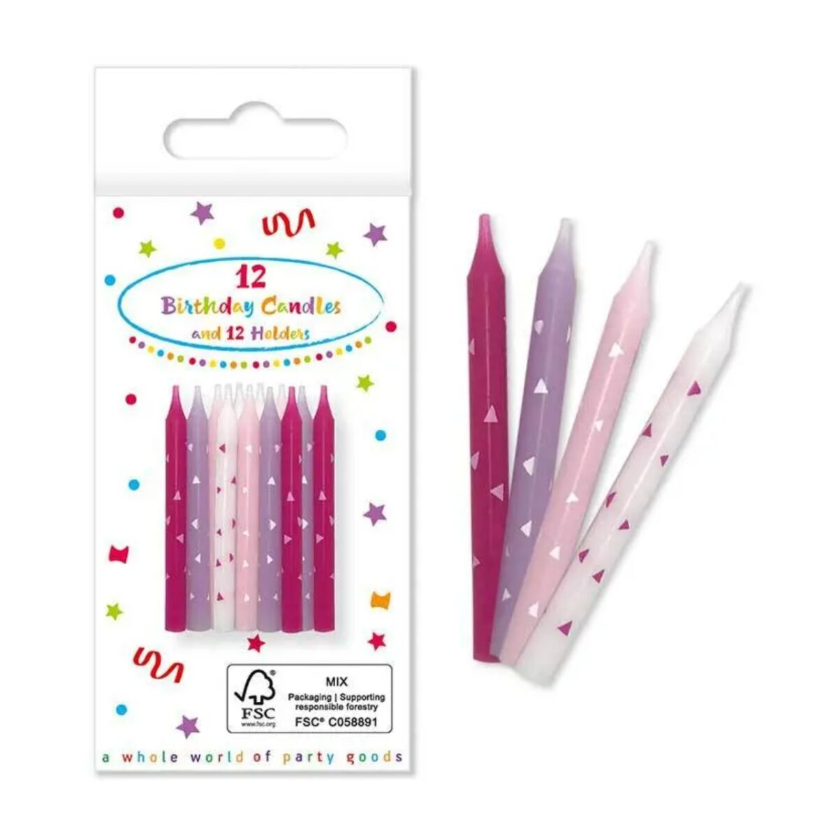 kerakia-toirtas-pink-birthday-_12-tem__1 Κεράκια τούρτας Pink Birthday (12 τεμ) - Image 1