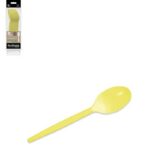 Πλαστικά Κουτάλια Πάρτυ Κίτρινα (15 τεμ)