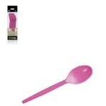 Πλαστικά Κουτάλια Πάρτυ Φούξια (15 τεμ)