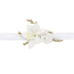 Κορσάζ βραχιόλι με λευκά Λουλούδια