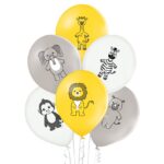 Λάτεξ μπαλόνια Ζωάκια Ζούγκλας (6 τεμ)