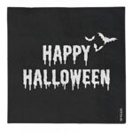 Μαύρες Χαρτοπετσέτες - Happy Halloween (20 τεμ)