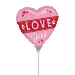 Mini Shape Μπαλόνι Καρδιά - Retro Love