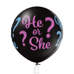 Μπαλόνι για Gender Reveal "He or She?"
