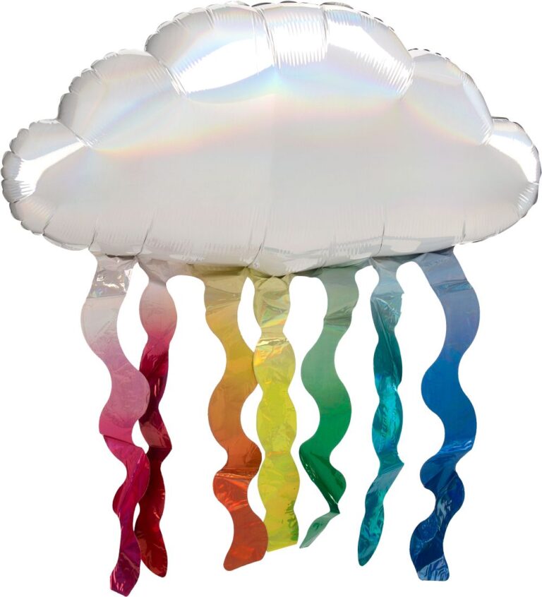 mpaloni-iridizon-sinnepho-me-rainbow-streamers_1 Μπαλόνι Ιριδίζον Σύννεφο με Rainbow Streamers - Image 1