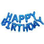 Μπαλόνια Happy Birthday Μπλε (13 τεμ)