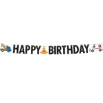 Μπάνερ On the Road "Happy Birthday" 1.80 cm