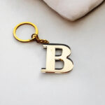 Μπρελόκ Μονόγραμμα Plexiglass Χρυσό