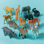 Παιχνίδια μινιατούρες Ζωάκια της Ζούγκλας (12 τεμ)