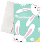 Πασχαλινή Κάρτα Χαρούμενα Κουνελάκια