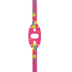 Φούξια Οικολογικό χάρτινο καλαμάκι για μπαλόνι