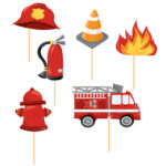 Photobooth Props Πυροσβεστική (6 τεμ)