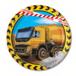 Πιάτα γλυκού Μπουλντόζες (8 τεμ)