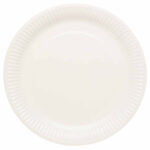 Πιάτα πάρτυ άσπρα Coconut (8 τεμ)