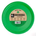 Χάρτινα Πιάτα Φαγητού Πράσινα (10 τεμ)