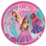 Πιάτα φαγητού Barbie Fantasy (8 τεμ)