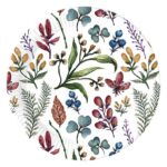 Πιάτα φαγητού Botanical (8 τεμ)