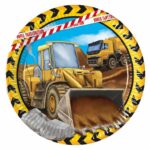 Πιάτα φαγητού Μπουλντόζες (8 τεμ)
