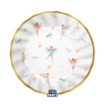 Χάρτινα Πιάτα φαγητού -  Νεράιδες (6 τεμ)