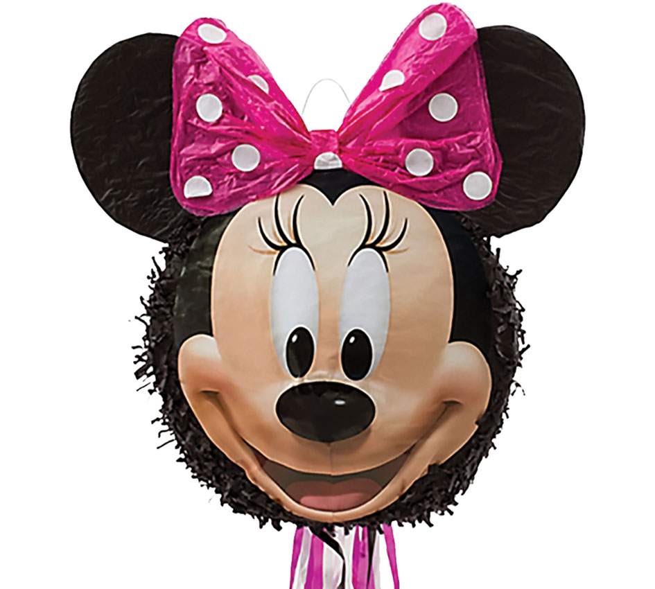 piniata-minnie-mouse-me-kordeles_1 Πινιάτα Minnie Mouse με κορδέλες - Image 1