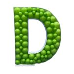 Πλαίσιο μπαλονιών Γράμμα D