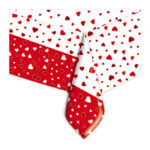 Τραπεζομάντηλο - Καρδούλες Πλαστικό (140 x 270 cm)