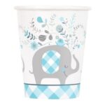 Ποτήρια γαλάζιο Ελεφαντάκι (8 τεμ)