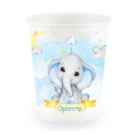 Ποτήρια με όνομα Ελεφαντάκι (3 τεμ)