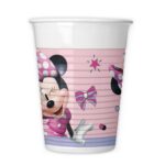 Πλαστικά Ποτήρια πάρτυ Minnie Junior (8 τεμ)