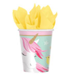 Ποτήρια πάρτυ μαγικός Μονόκερος (8 τεμ)