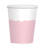 Ποτήρια πάρτυ Ροζ-Άσπρο waves (8 τεμ)