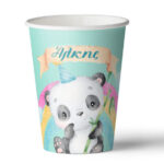 Ποτήρια πάρτυ αρκουδάκι Panda (3 τεμ)