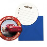 Προσκλήσεις πάρτυ Cars - Legend of the Track (6 τεμ)