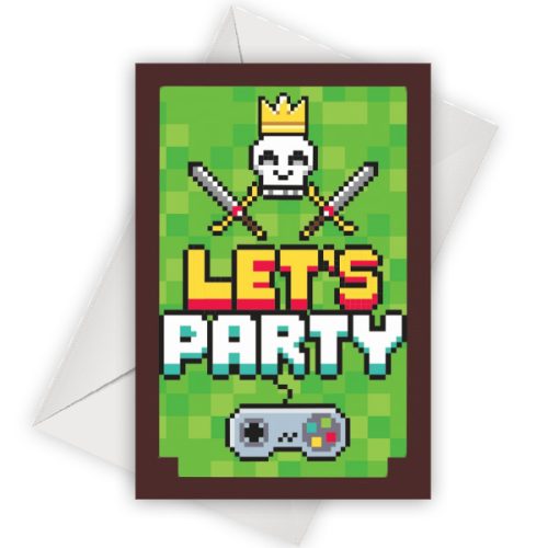 proskliseis-parti-game-on-_6-tem__1 Προσκλήσεις πάρτυ Game On (6 τεμ) - Image 1