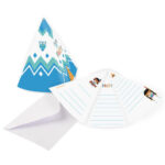 Προσκλήσεις πάρτυ Ινδιάνοι (8 τεμ)