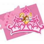 Προσκλήσεις Πριγκίπισσες Disney (6 τεμ)