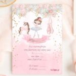 Προσκλητήριο Μπαλαρίνα & Μονόκερος