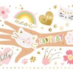 Προσωρινά Τατουάζ Γατούλα (12 τεμ)