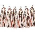 Rose Gold γιρλάντα με φούντες (12 τεμ)