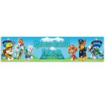 Banner Paw Patrol με μήνυμα 1,30m