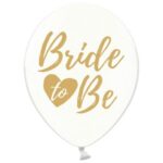 Σετ Bride to Be Διάφανα Μπαλόνια (6 τεμ)
