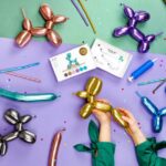 Σετ Μεταλλικά μπαλόνια κατασκευής με φουσκωτήρα (30 τεμ)