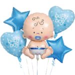 Σετ Μπαλόνια γέννησης Baby Boy (5 τεμ)