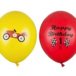 Σετ μπαλόνια Happy Birthday Cars mix (6 τεμ)