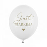 Σετ μπαλόνια Just Married (6 τεμ)