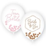 Σετ μπαλόνια με κομφετί για Bachelorette (6 τεμ)