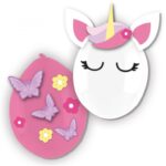 Σετ μπαλόνια Μονόκερος & Πεταλούδα με 3D διακοσμητικά (3 τεμ