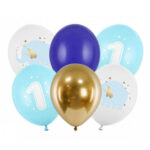 Σετ Μπαλόνια No1 ελεφαντάκι γαλάζιο (6 τεμ)