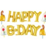 Σετ μπαλονιών Happy B-day Πεντάμορφη (6 τεμ)